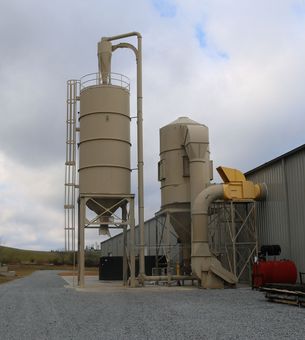 industrial custom dust collection system